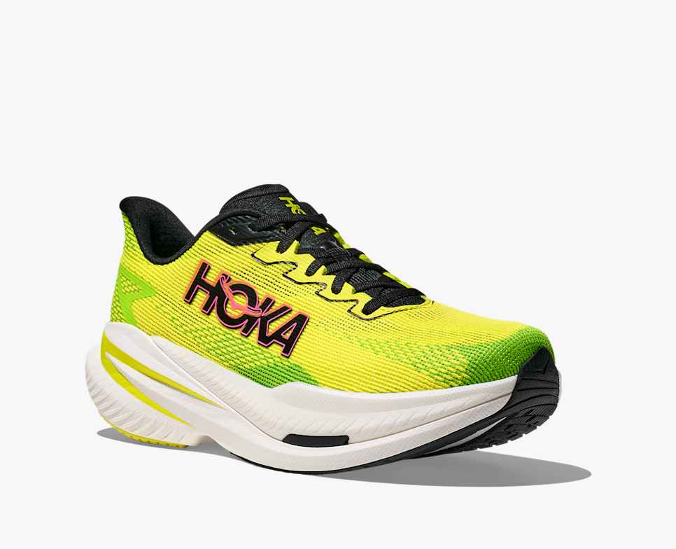 HOKA Men Mach X 3 Wide - Neon HOKA Citrus / Neon Lime